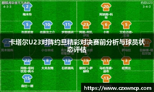 三亿体育卡塔尔U23对阵约旦精彩对决赛前分析与球员状态评估